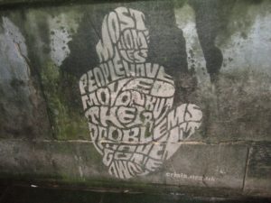 reverse grafitti